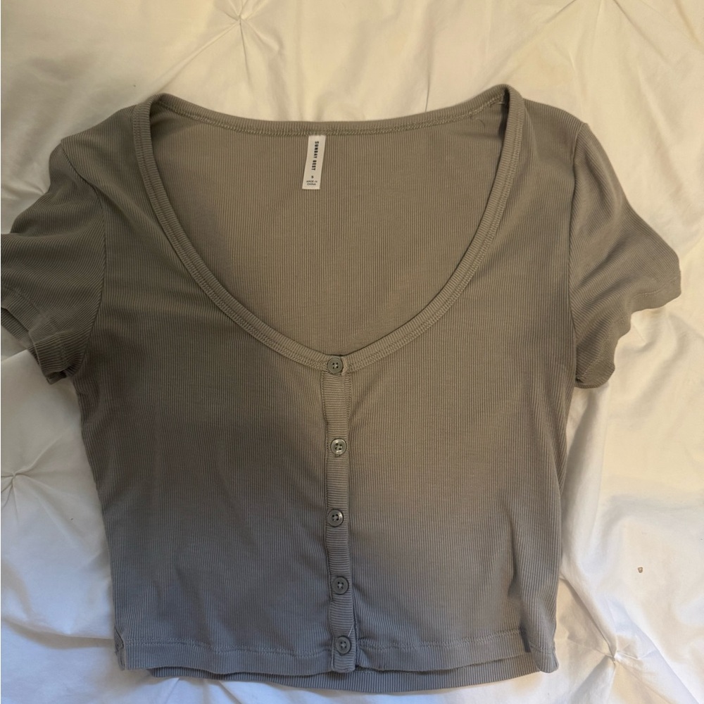 Sunday Best green short sleeve top